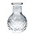 CJ 4 VASOS VIDRO CINZA 7x10cm - Imagem 2