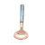 CJ 4 COLHERES AÇO INOX P/MESA TURIM ROSE/AZUL - Imagem 4