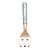 CJ 4 GARFOS AÇO INOX P/MESA TURIM ROSE/AZUL - Imagem 4