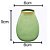 VASO VIDRO VERDE 17x23cm - Imagem 2