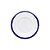 CJ 6 PC PRATOS FUNDOS PORCELANA BONE CHINA ALTO RELEVO 20cm - Imagem 1