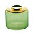 VASO VIDRO VERDE 16x14cm - Imagem 1