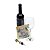 CJ 21 PCS DE ZAMAC P/VINHO C/GUARDANAPOS PALMEIRA - Imagem 3