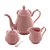 CJ 3PC PORCELANA P/CHÁ FANCY ROSE - Imagem 1