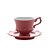 CJ 6 XÍCARAS CAFÉ PORCELANA C/PIRES FANCY ROSE 90ml - Imagem 2