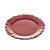 PRATO RASO PORCELANA FANCY ROSE 27cm - Imagem 1