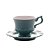 CJ 6 XÍCARAS CAFÉ PORCELANA C/PIRES FANCY MENTA 90ml - Imagem 2