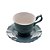 CJ 6 XÍCARAS CAFÉ PORCELANA C/PIRES FANCY MENTA 90ml - Imagem 1