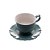 CJ 6 XÍCARAS CHÁ PORCELANA C/PIRES FANCY MENTA 200ml - Imagem 1