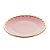 PRATO RASO PORCELANA EGG ROSA MATT 27cm - Imagem 1