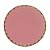 PRATO SOBREMESA PORCELANA EGG ROSA MATT 19cm - Imagem 3