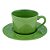 CJ 4 XÍCARAS PORCELANA P/CAFÉ C/PIRES IRIS OLIVA 80ml - Imagem 2