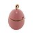 CJ 3PC PORCELANA P/CHÁ EGG ROSA MATT - Imagem 4