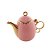 CJ 3PC PORCELANA P/CHÁ EGG ROSA MATT - Imagem 2