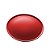 PRATO RASO CERÂMICA VADIM VERMELHO 27cm - Imagem 1