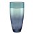 VASO VIDRO AZUL 14x29cm - Imagem 1