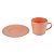 CJ 4 XÍCARAS PORCELANA P/CHÁ C/PIRES TILES BLUSH 250ml - Imagem 4