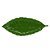 FOLHA DECORATIVA CERÂMICA VERDE 32x12x4cm - Imagem 1