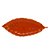 FOLHA DECORATIVA CERÂMICA LARANJA 23x10x3cm - Imagem 1