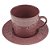 CJ 4 XÍCARAS PORCELANA P/CHÁ C/PIRES TILES LILAC 250ml - Imagem 2