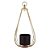 LANTERNA METAL P/PENDURAR DOURADO 25x14x49cm - Imagem 1