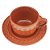 CJ 4 XÍCARAS PORCELANA P/CAFÉ C/PIRES GRACE CARMIM 80ml - Imagem 3