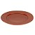 PRATO SOBREMESA PORCELANA GRACE CARMIM 19cm - Imagem 2