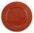 PRATO SOBREMESA PORCELANA GRACE CARMIM 19cm - Imagem 1