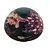 CJ 2 PESO DE PAPEL VIDRO FLORAL ROXO 8cm - Imagem 2