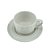 CJ 4 XÍCARAS PORCELANA P/CAFÉ C/PIRES GRACE BRANCO 80ml - Imagem 3