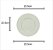 PRATO FUNDO PORCELANA GRACE BRANCO 22cm - Imagem 4