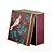 CAIXA DECORATIVA MADEIRA FLORAL ROXO 18x19x9cm - Imagem 4