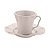 CJ 6 XÍCARAS PORCELANA P/CAFÉ C/PIRES BERGAMA LILAC 125ml - Imagem 1