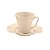 CJ 6 XÍCARAS PORCELANA P/CAFÉ C/PIRES BERGAMA SAND 125ml - Imagem 1