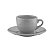CJ 6 XÍCARAS PORCELANA P/CAFÉ C/PIRES ALANYA ASH 125ml - Imagem 1