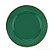 PRATO RASO PORCELANA DROPS VERDE 27cm - Imagem 1
