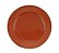 PRATO RASO PORCELANA DROPS LARANJA 27cm - Imagem 1