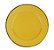 PRATO RASO PORCELANA DROPS AMARELO 27cm - Imagem 1