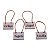 CJ 4 PC PLACAS P/BEBIDAS CAIPIRINHA QUARTZO 5X3,5cm - Imagem 3