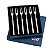 CJ 6 PC GARFOS DE AÇO INOX P/PETISCO BAMBU - Imagem 1