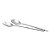 CJ 2 PC DE AÇO INOX COLHER E GARFO P/SALADA BAMBU - Imagem 3