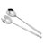 CJ 2 PC DE AÇO INOX COLHER E GARFO P/SALADA BAMBU - Imagem 1