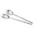 CJ 2 PC DE AÇO INOX COLHER E GARFO P/SALADA BAMBU - Imagem 2