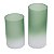 VASO VIDRO VERDE/BRANCO 9x21cm - Imagem 4