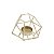 PORTA VELA METAL DOURADO 12x10x8cm - Imagem 3
