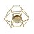 PORTA VELA METAL DOURADO 12x10x8cm - Imagem 4