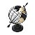 GLOBO DECORATIVO METAL PRETO/DOURADO 26x18x29cm - Imagem 2