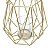 PORTA VELA METAL DOURADO 15x15cm - Imagem 3