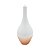 VASO VIDRO WHITE/ROSÉ GOLD 5x31cm - Imagem 1