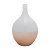 VASO VIDRO WHITE/ROSÉ GOLD 6x21cm - Imagem 2